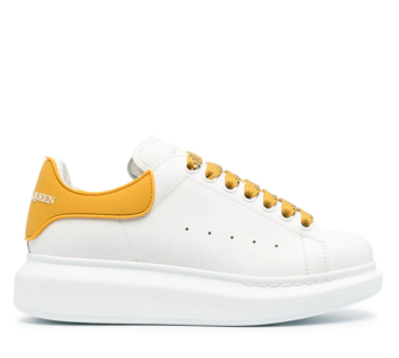 oversize leather sneakers - Ayakkabı, Beyaz