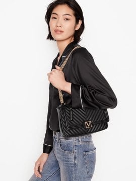 The Victoria Medium Shoulder Bag - Çanta, Siyah