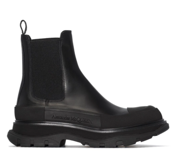 chunky-sole Chelsea boots - Bot, Siyah