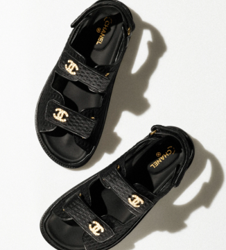Knitwear Sandal - Sandalet, Siyah