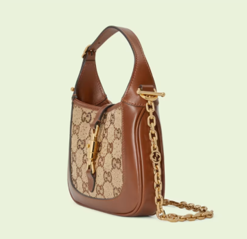 Jackie 1961 mini GG shoulder bag - Çanta, Desenli