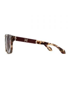 Rectangle Plastic Sunglasses - Güneş Gözlüğü, Kahverengi