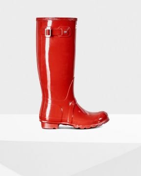 Original Gloss Welly Boot - Ayakkabı, Kırmızı