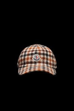 Houndstooth Wool Hat - Şapka, Desenli