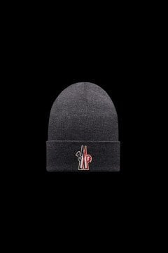 Pure Wool Beanie - Bere, Gri