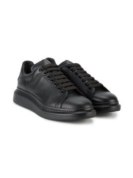 Black Mono Oversized Sole Sneakers - Ayakkabı, Siyah