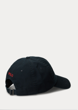 Cotton Chino Baseball Cap - Şapka, Siyah