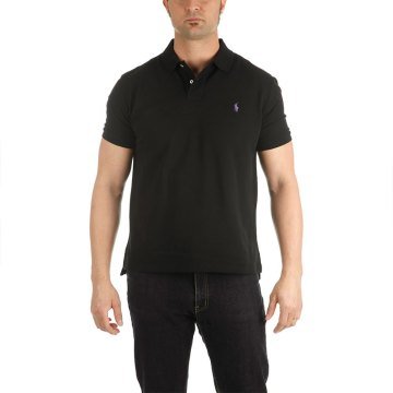 Polo T-Shirt, Siyah