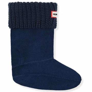 Original Half Cardigan Stitch Boot Kids Socks - Çorap, Lacivert