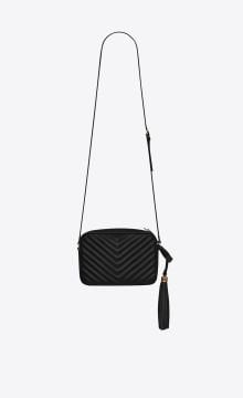 LOU CAMERA BAG IN QUILTED LEATHER - Çanta, Siyah