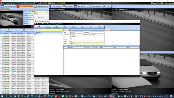 HURSOFT SİTE ARAÇ PLAKA TANIMA PROGRAMI (KAMERALI ARAÇ PLAKA TANIMA SİSTEMLERİ)