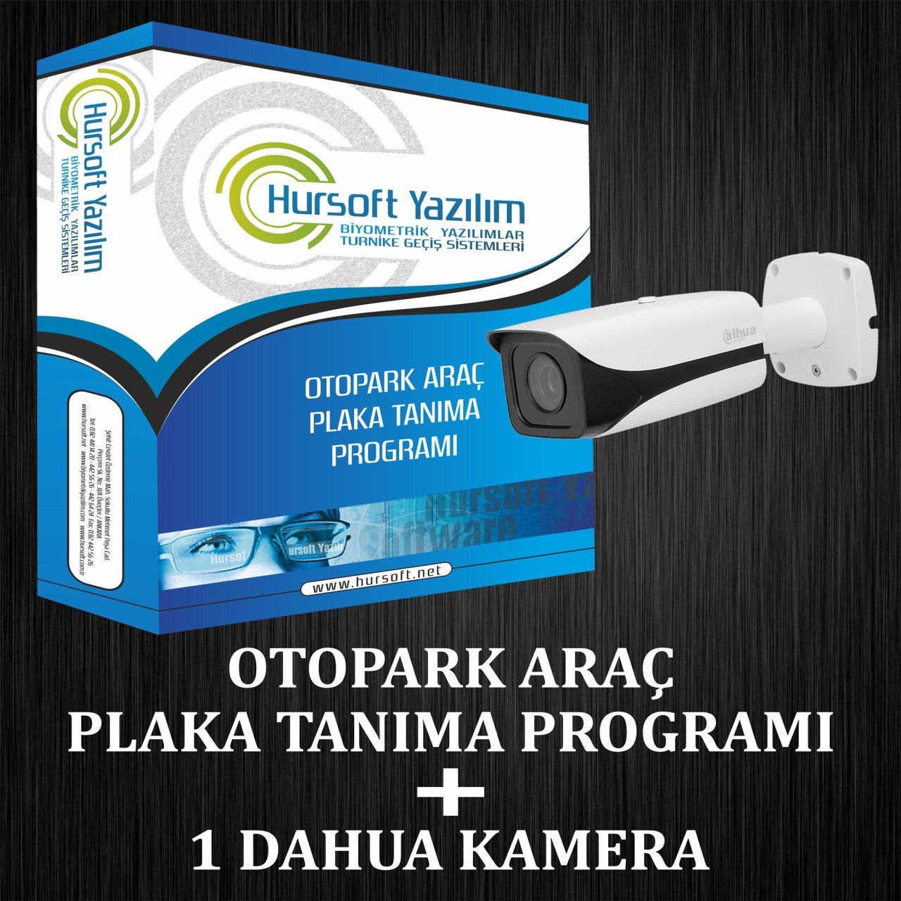 HURSOFT OTOPARK ARAÇ PLAKA TANIMA SİSTEMİ (1 ADET DAHUA KAMERA + OTOPARK ARAÇ PLAKA TANIMA PROGRAMI)