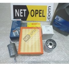 Opel Combo B Filtre Bakım Seti ( Motor Yağlı ) 1.4 Motor GM - BOSCH