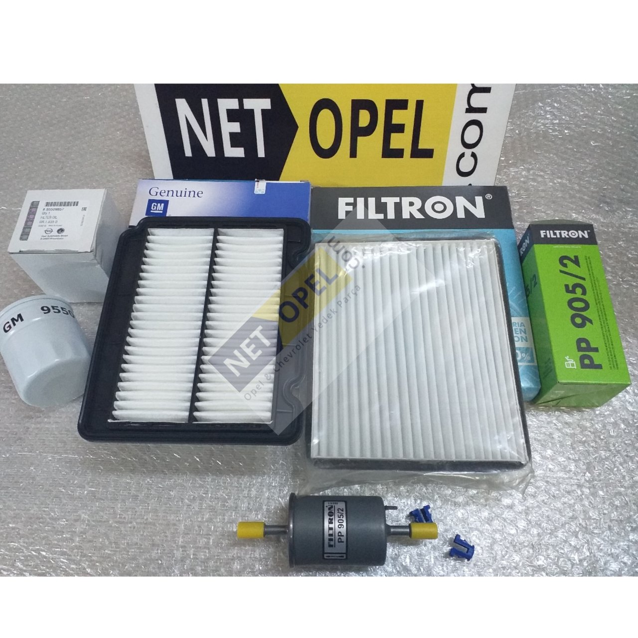 Chevrolet Aveo Filtre Bakım Seti 1.4 Motor 2006-2008 GM - FİLTRON