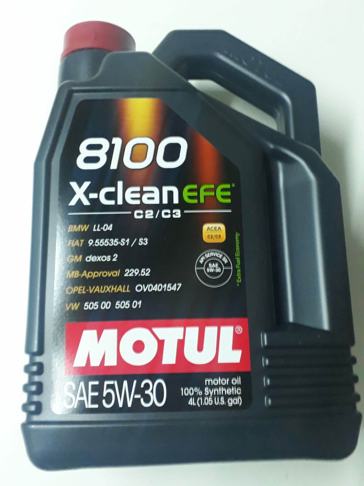 Motul Motor Yağı 8100 X-CLEAN EFE 5W30 4 LT