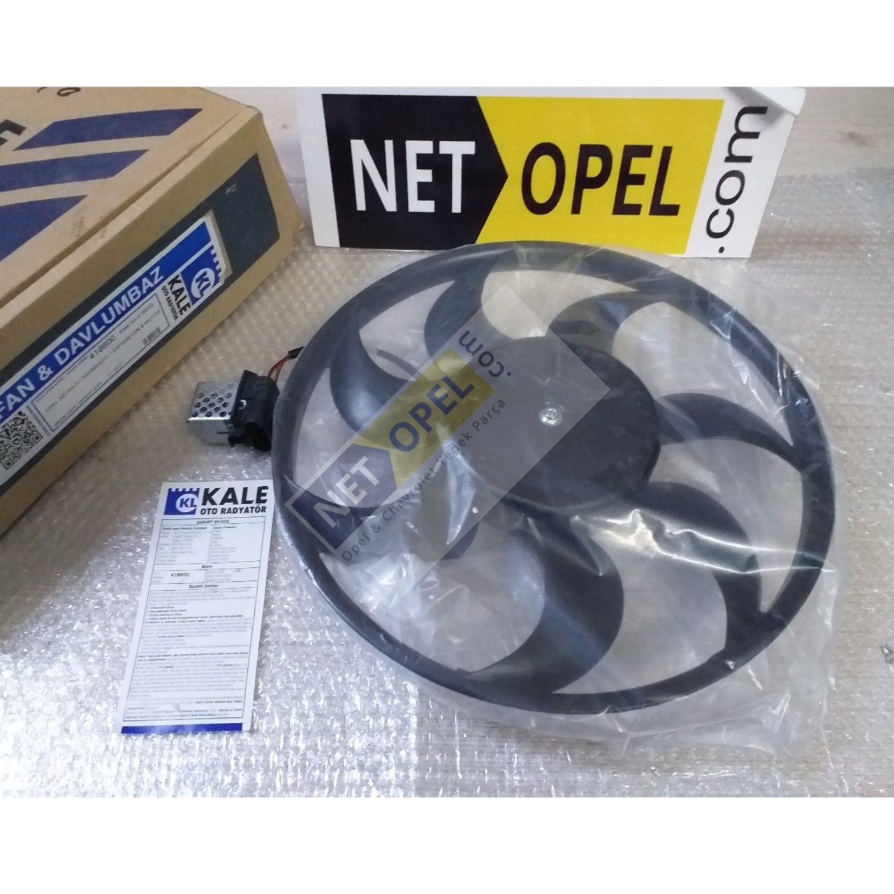 Opel Zafira B Radyatör Fan Motoru 1.6 Motor ( 3 FİŞ )