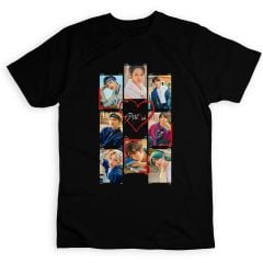 Stray Kids Kpop Müzik Grubu Baskılı Tshirt