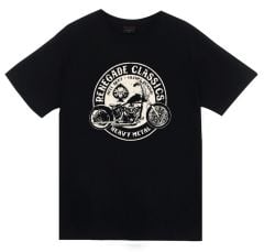 Renegade Classics Heavy Metal Motorbike Baskılı T-shirt