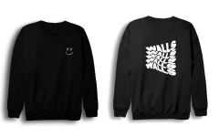 Louis Tomlinson Baskılı Bisiklet Yaka Sweatshirt