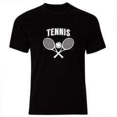Tennis Baskılı Unisex Tshirt