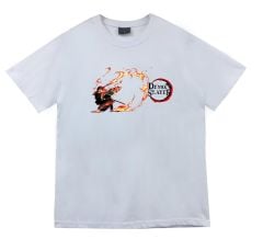 Damon Slayer Anime Baskılı Tshirt