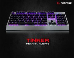 Everest Rampage Tinker Gaming Pro Q Multimedia Mekanik Klavye