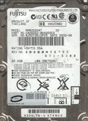 FUJITSU IDE 40GB MHR2040AT  2.5'' 5400RPM HDD