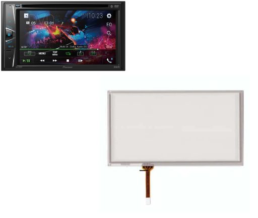 OTO TEYP DOUBLE   TOUCH PANEL