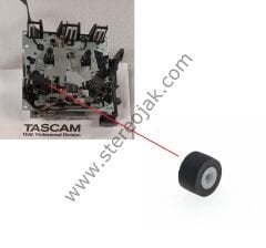 TASCAM 202MK2 (TEAC ) CRF 482 Kaset Mekanik   için   Baskı Lastiği  ( Pinch Roller )