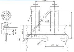 pioneer mixer anfi  switch  2 pin  2mm  yumuşak basım