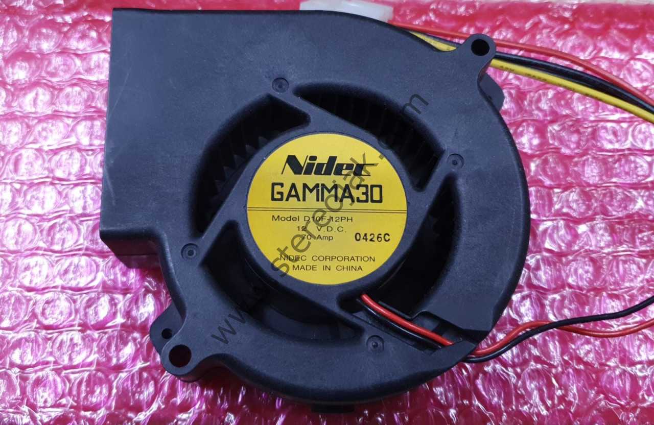 Nidec GAMMA30   D10F-12PH  12V 0.70AMP  2 KABLOLU  BLOWER FAN