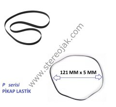 121 mm çap pikap lastiği. En:5mm (1.SINIF PİKAP LASTİĞİ)