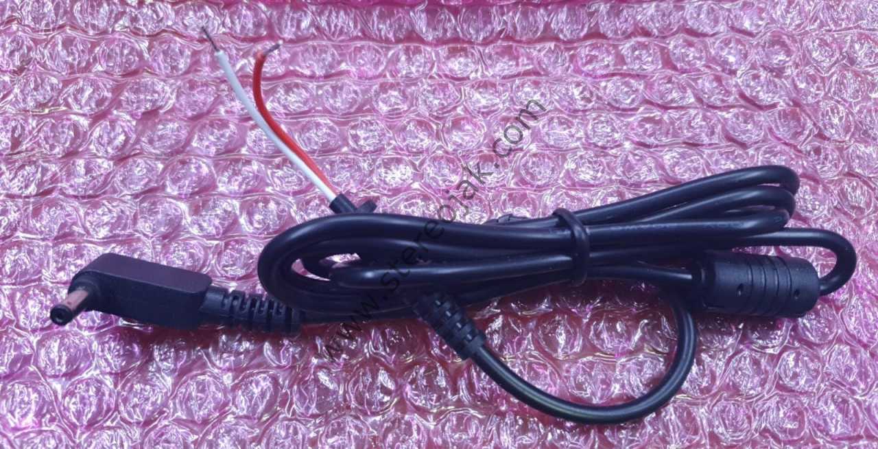 Asus adaptör dc kablosu kaliteli 4.0x1.35mm 90 derece
