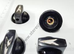 Ok İşaretli Potans Düğmesi , Vidalı , Yükseklik 9.5mm , Genişlik 30mm , ( 6 mm Pot Millerine Uygundur ) Taiwan Ürünü