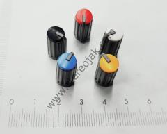 Sert Plastik Potansiyometre Düğmesi , Pot Başlığı , Yükseklik : 18mm , Genişlik : 9mm ( Renk Seçiniz )