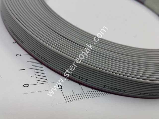 1.27mm diş aralıklı   8 damar flat kablo    20 metre