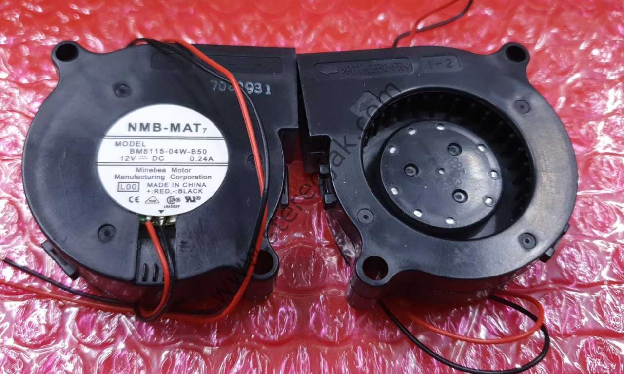 NMB-MAT  BM5115-04W-B50  12V DC  0.24A  RULMANLI  FAN