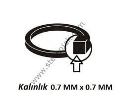 Walkman lastiği  60 mm x 0.7 mm