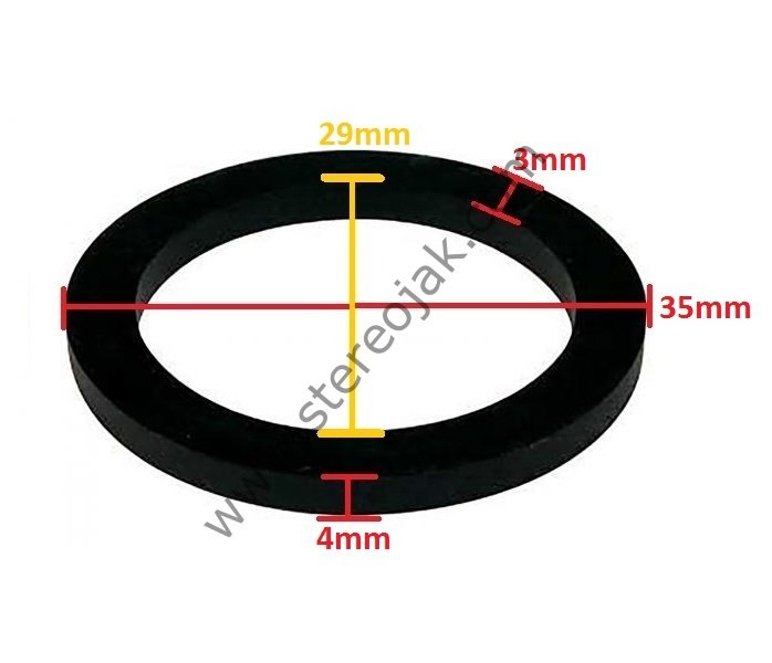 Dış Çap: 35mm , İç Çap: 29mm , Yükseklik: 4mm , En Kalınlığı:3mm , Numara NO:4 Video Makara Lastiği , Video Belt