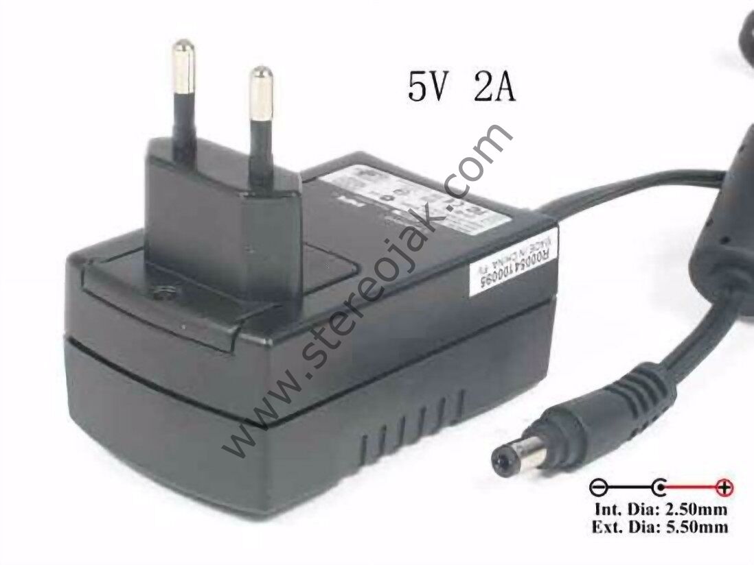 Linksys SA070507 AC Adapter  5V 2A, Barrel 5.5/2.5mm, EU 2-Pin Plug