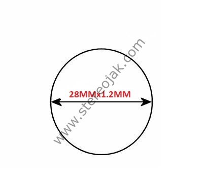 28mmx1.2mmx1.2mm. Teyp kaset mekanik lastiği orjinal