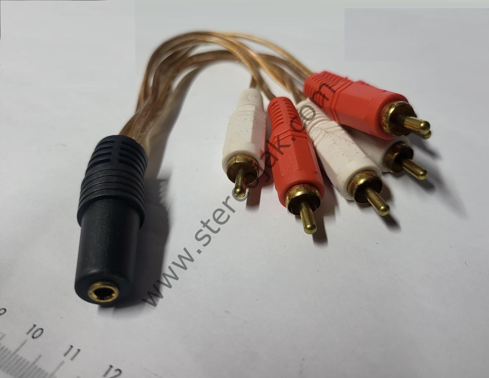 3,5mm Dişi - 6 Rca Erkek 5+1 Kablosu