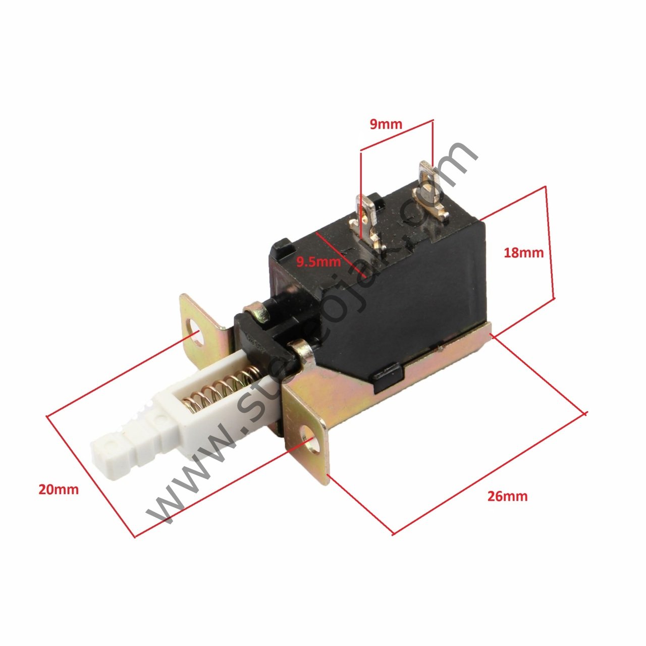 Anahtar , 8A / 128A  250V , 2 Bacak , Çerçeveli , Kaliteli