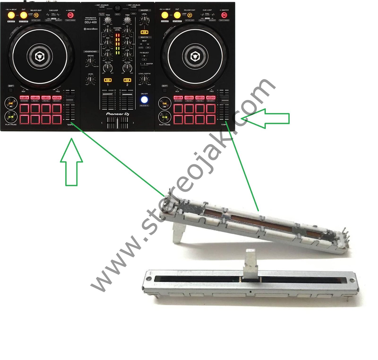 DDJ-RR  UYUMLU PITCH  TEMPO FADER   POTU    (DDJ-RR)