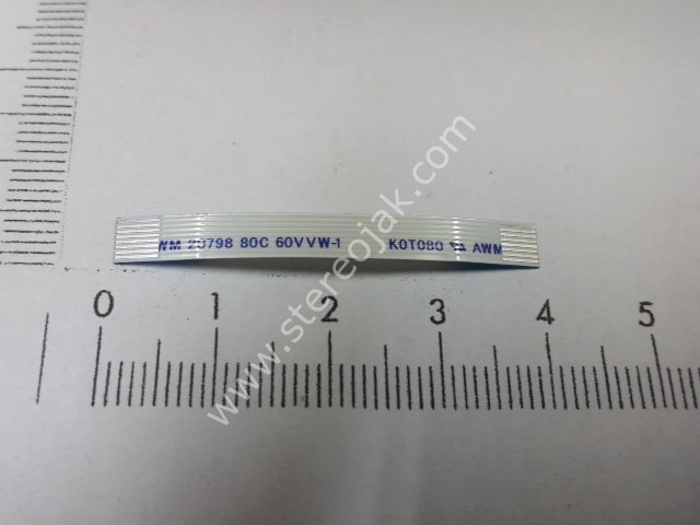 SAMSUNG   RMCTPF1AP1 F SERIES     kumanda flat film kablo   8 damarlı boy 4cm AA  en.4mm
