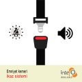 Emniyet Kemeri ışıklı ve sesli uyarı sensörü - 3 kişilik