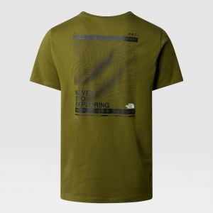 TNF Foundation Mountain Lines Graphic Tshirt (Yaz 2024)