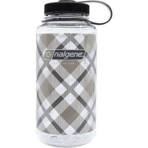 Nalgene 32OZ Wide Mouth Beige Plaid