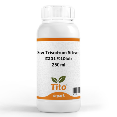 Sıvı Trisodyum Sitrat E331 %10luk 250 ml