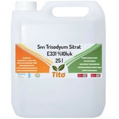 Sıvı Trisodyum Sitrat E331 %10luk 25 litre